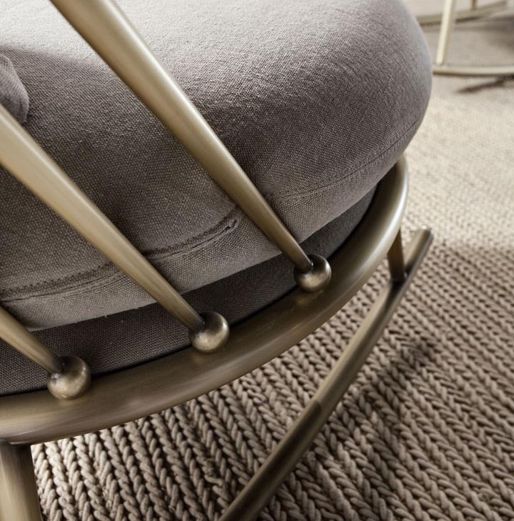 Кресло-качалка Aurora iron back rocking chair CANTORI