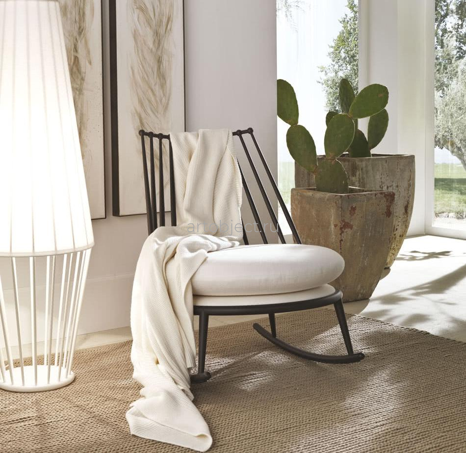 Кресло-качалка Aurora iron back rocking chair CANTORI