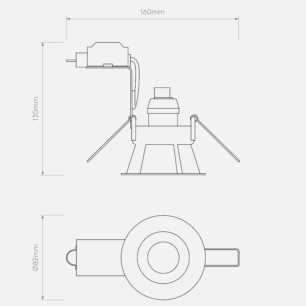 Потолочный светильник Minima Round Fixed ASTRO