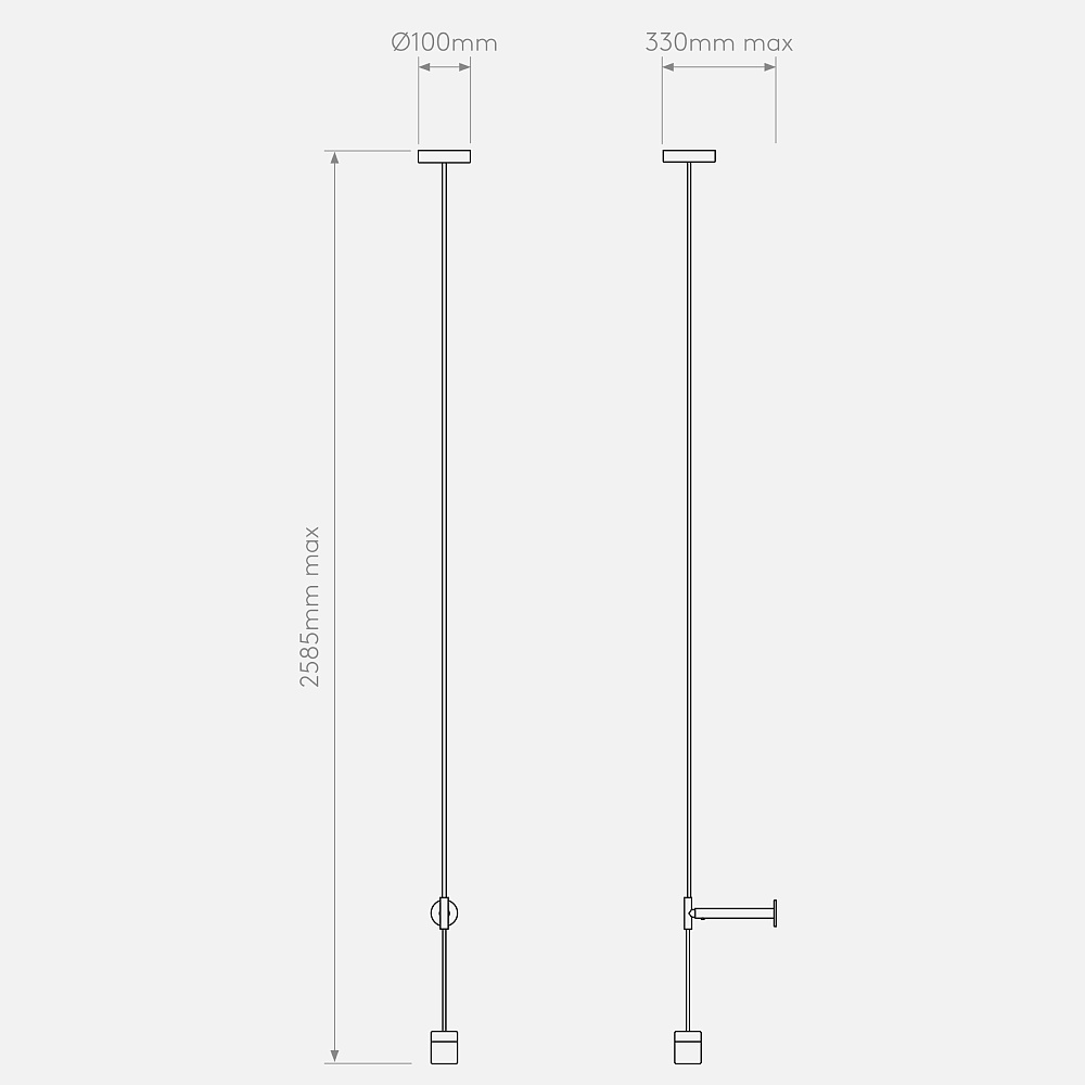 Потолочный светильник Pendant Suspension Kit 3 ASTRO
