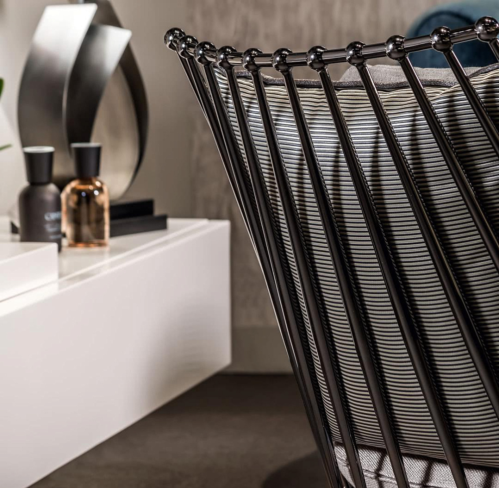 Кресло Aurora iron back armchair CANTORI
