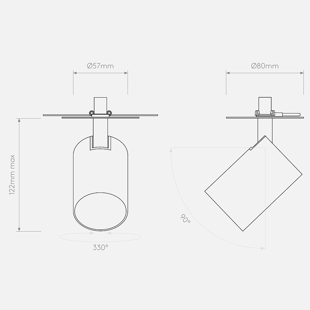 Потолочный светильник Ascoli Recessed ASTRO 1